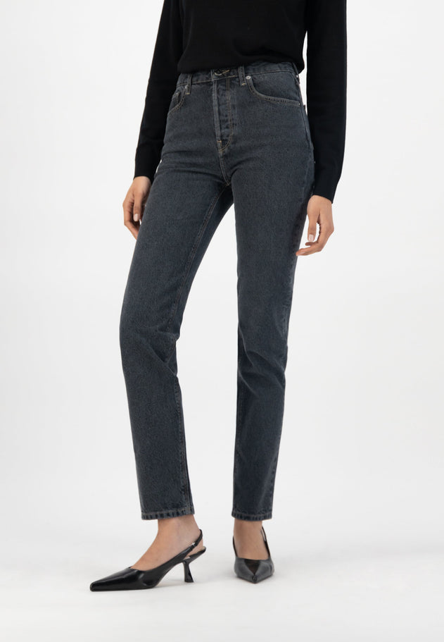 Piper Straight Jeans Used Black