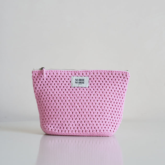 Blossom Crochet Pouch Large