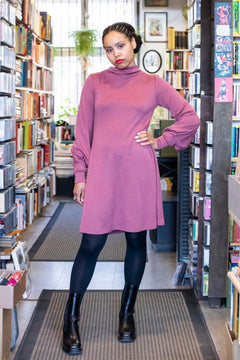 Puffi Merino Dress Berry