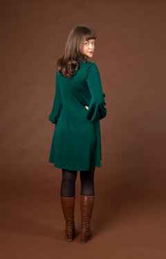 Puffi Merino Dress Green