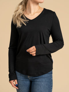Aava Long Sleeve Shirt Black