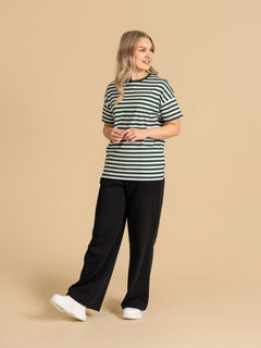 Stripes T-Shirt Black/White