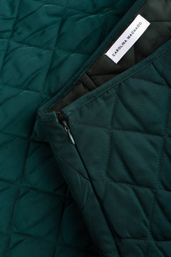Maria Quilted Skirt Green