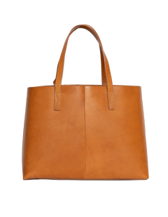 Sam Classic Leather Shopper Bag Cognac