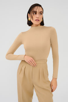 Saint Body Mini Turtleneck Body Beige