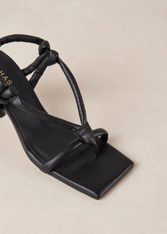 Sheila Leather Sandals Black