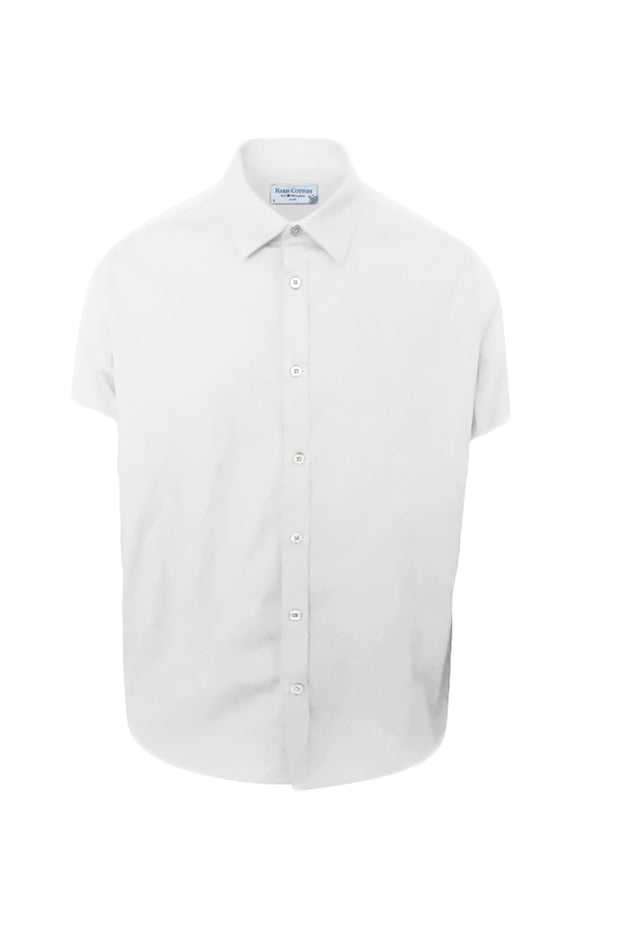 Cotton Basic Short Sleeved Shirt