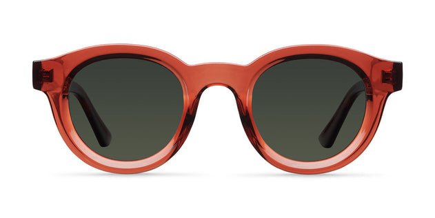 Siara Sunglasses Marsala Red/Olive Green