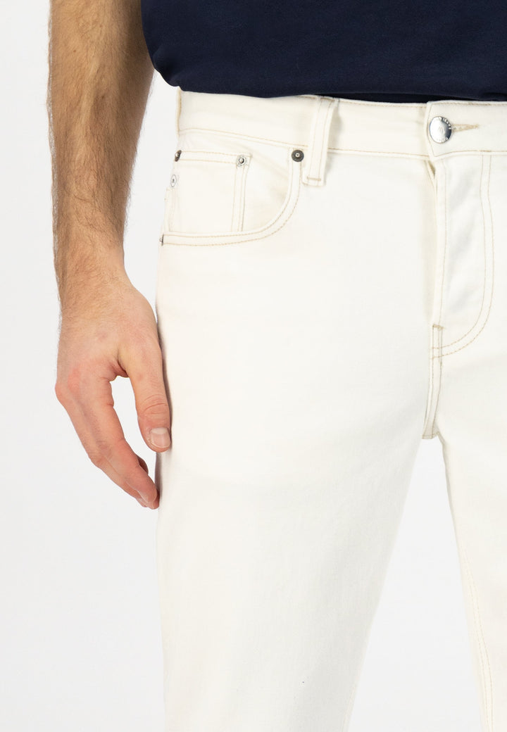 Mud Jeans - Slimmer Rick Jeans Off White