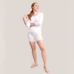 Tam Silk Women's Long Sleeve Shirt White