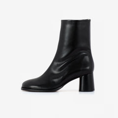 Joya Heeled Ankle Boots Black