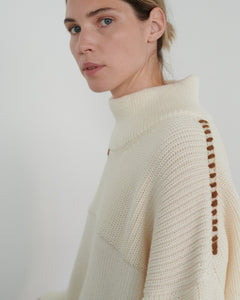 Šturmai Merino Wool Turtleneck Sea Salt