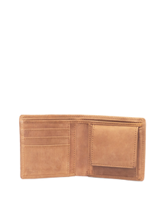 Tobi's Wallet Hunter Leather Camel Brown