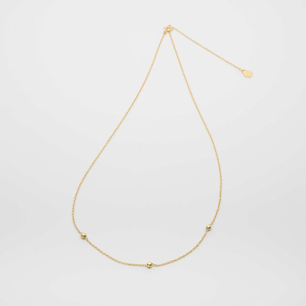 Fejn Triple Ball Necklace