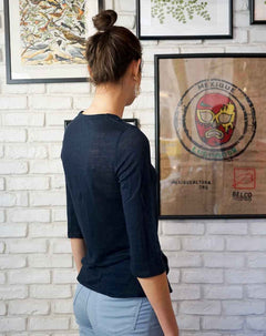 Zaza Top Navy Blue