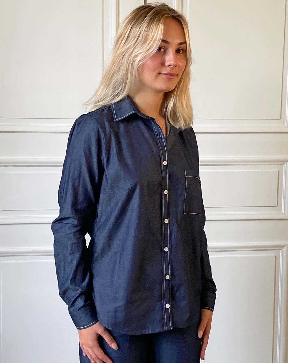 Zalabis Shirt Blue Denim