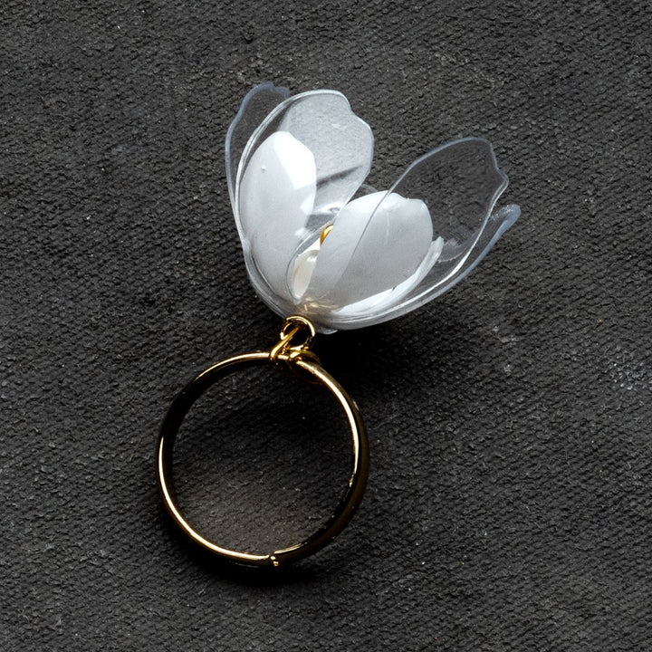  - Upcycled Jasmine Flower Ring