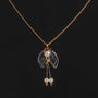  - Clear Lily Double Drop Necklace, image no.3