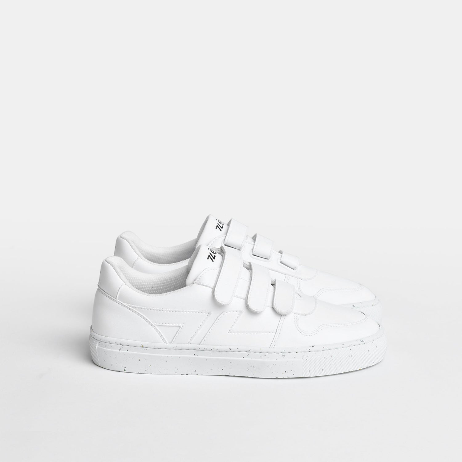 Alpha Velcro Sneakers All White