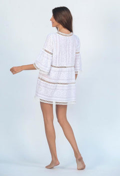 Views Embroidered Beach Tunic