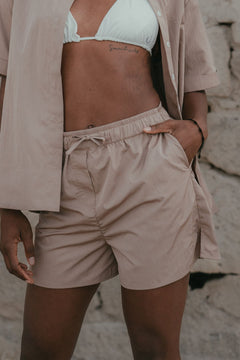 Wave Shorts Taupe