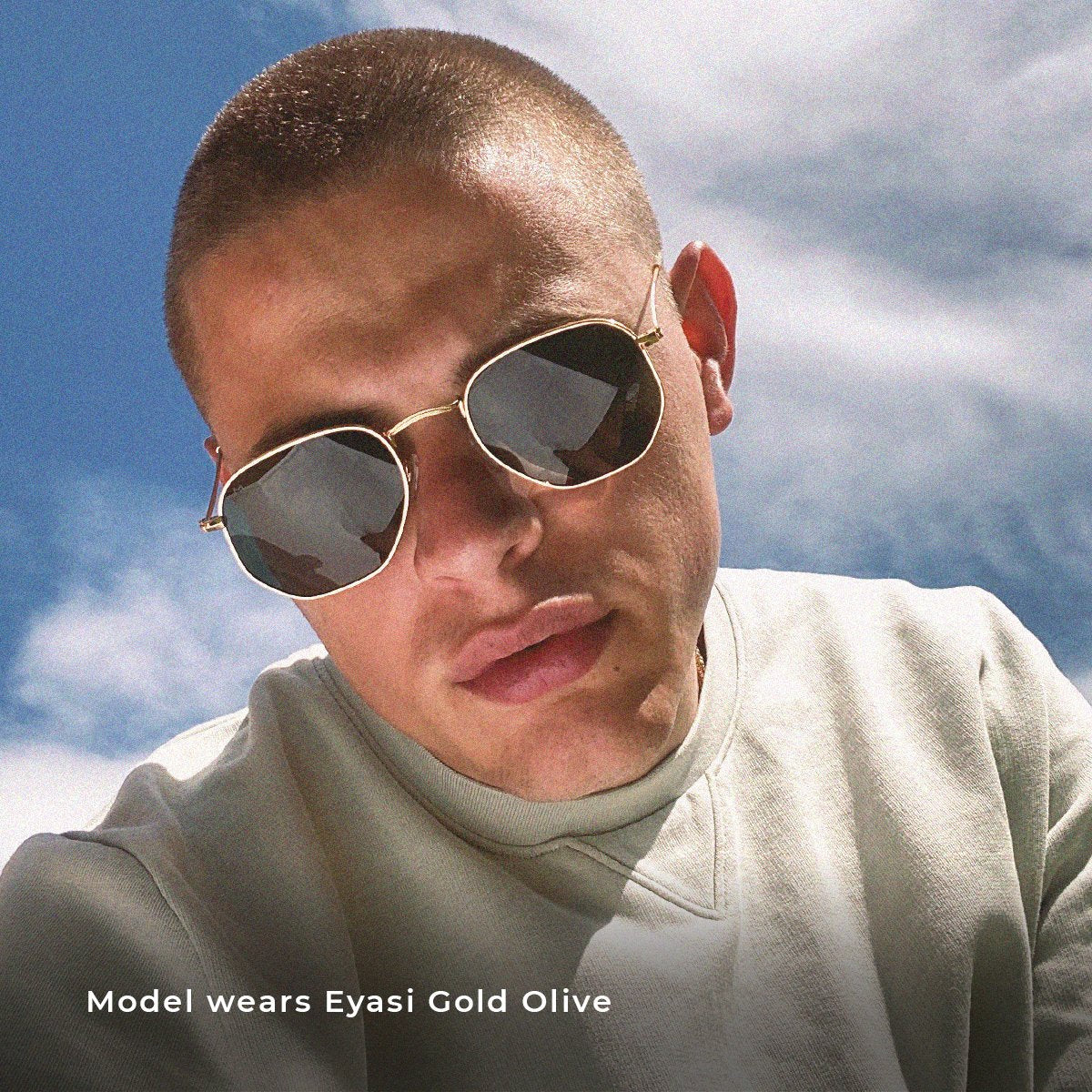 Sunglasses Eyasi Gold Olive