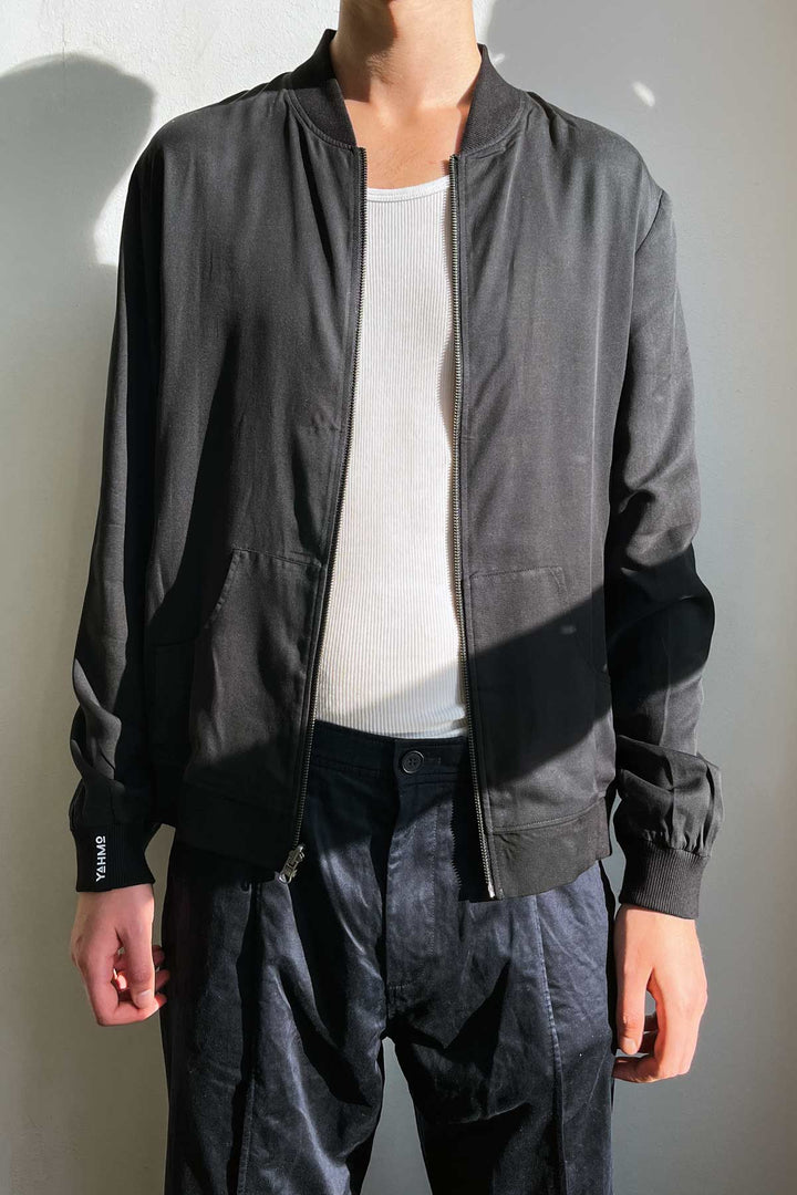 teahouse/black Reversible Bomber - Yahmo